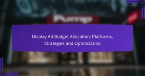 Display Ad Budget Allocation: Platforms, Strategies and Optimization