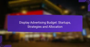 Display Advertising Budget: Startups, Strategies and Allocation